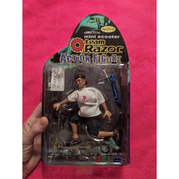 Small minds Team Razor Action Figure Razorboy Vintage Y2K NIP Read